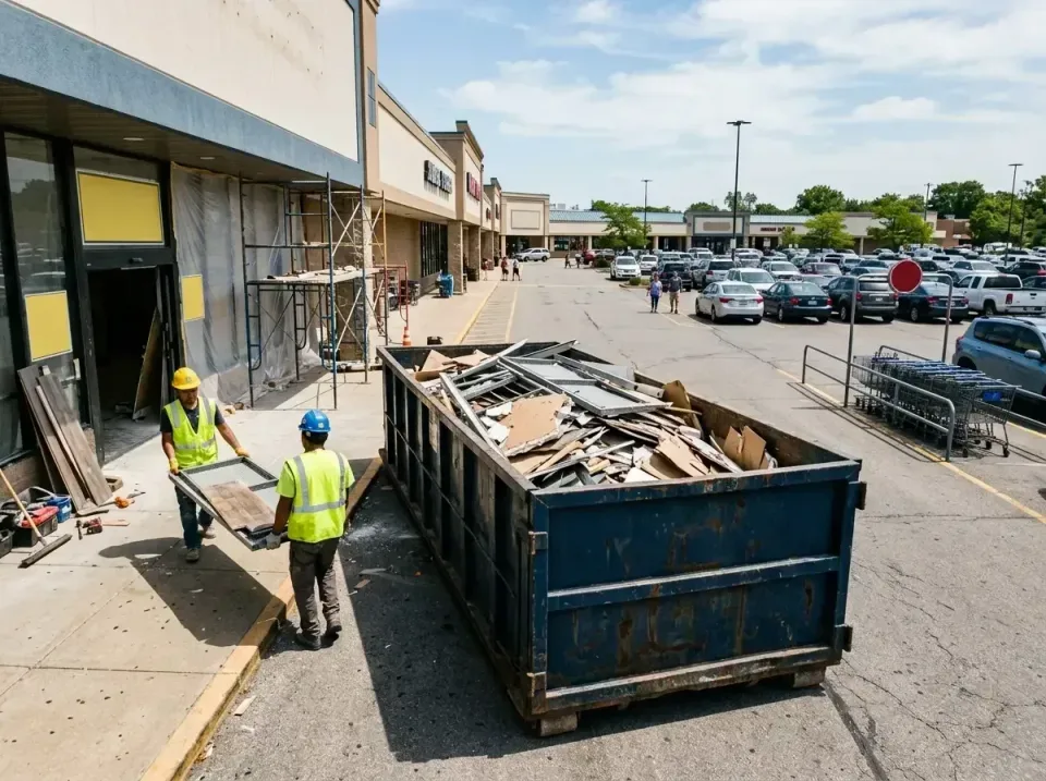 retail-store-renovation-debris-003 — frequently asked questions, Roll-off Dumpster Rentals in Rogers, AR